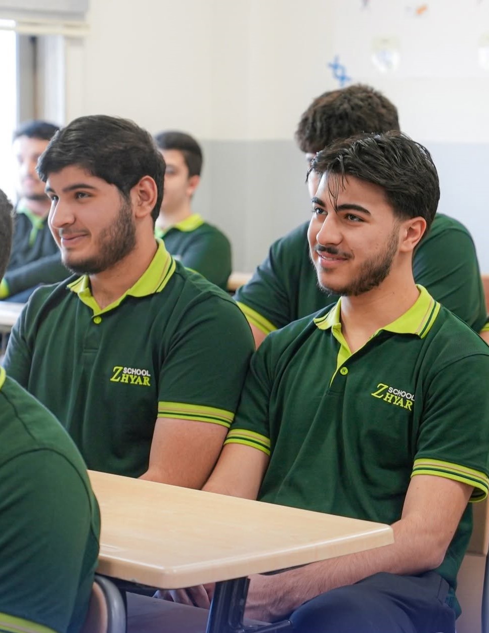 Students in class at Zhyar English Compound